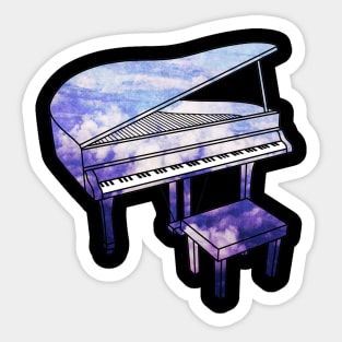 Sky Piano Sticker